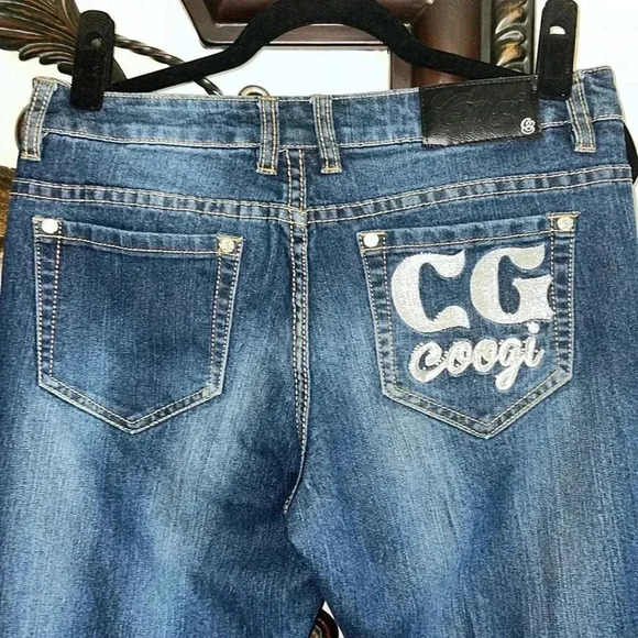 COOGI CG Women's Vintage Blue Denim Jeans Pants
Straight Leg Skinny Size 11/12| - Picture 13 of 15